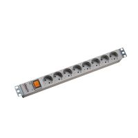 Bachmann Outlet strip 8-way 19'', 1,5 m, 880 g, 44 x 440 x 44 mm