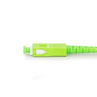 DIGITUS Glasfaser Patchkabel, stahlarmiert, simplex, singlemode, SC/APC  SC/APC, 1 m