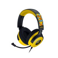 Razer Kraken V4 X Pokemon, Kabelgebunden, 20 - 20000 Hz, Gaming, 310 g, Kopfhörer, Schwarz, Gelb