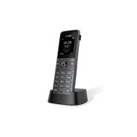 Yealink W73H, IP-Mobiltelefon, Schwarz, Kabelloses Mobilteil, Tisch/Wand, 50 m, 300 m