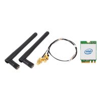 Shuttle WLN-M12 - Intel WLAN-AX210/Bluetooth Combo Kit mit M.2 card, Kabeln und ext. Antennen für Slim PCs, Eingebaut, Kabellos, M.2, WLAN / Bluetooth, Wi-Fi 6E (802.11ax), 2400 Mbit/s