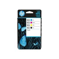 HP 933 CMY 3/932 Black Original Ink Cartridge Combo Schwarz Cyan Magenta - Original - Tintenpatrone