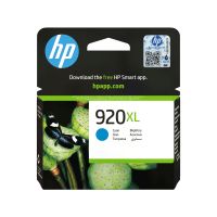 HP 920XL Cyan Original Druckerpatrone mit hoher Reichweite, Hohe (XL-) Ausbeute, Cyan, Tinte auf Farbstoffbasis, 1 Stück(e), 700 Seiten