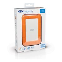 LaCie Rugged Mini, 2 TB, 3.2 Gen 1 (3.1 Gen 1), 5400 RPM, Orange, Silber