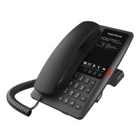 Fanvil H4, IP-Telefon, Schwarz, Kabelgebundenes Mobilteil, Im Band, Außerhalb des Bandes, SIP-Info, 2 Zeilen, G.711a, G.711u, G.722, G.729ab, OPUS, iLBC