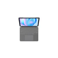 Logitech Combo Touch - Tastatur und Foliohülle - mit Trackpad - hintergrundbeleuchtet - Apple Smart connector - QWERTY - GB - Oxford Gray - für Apple 13-inch iPad Air (M2, M3)