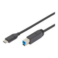 DIGITUS USB-C Anschlusskabel, USB-C - USB-B