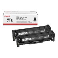 Canon Toner Doppelpack 718 Schwarz - Original - Tonereinheit