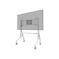 Neomounts FL50-575WH1 - Wagen - robust - für Displayständer - Bodenständer - verriegelbar - Stahl - weiß - Bildschirmgröße: 165.1-292.1 cm (65"-115")