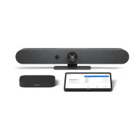Logitech Room Solutions for Google Meet Small - Kit für Videokonferenzen (Logitech Tap mit Cat5e Kit, Logitech Rally Bar Mini, Google Meet Compute)