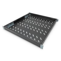 DIGITUS Fachboden mit variablen Befestigungsschienen zum Festeinbau in 483 mm (19")-Schränke