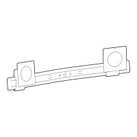 Ergotron LX Pro - Befestigungskit (Bogen, 2 Drehgelenke) - für Flachbildschirm - Dual Direct, Umrüstkit - Schwarz - Bildschirmgröße: 68.6 cm (27")