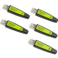 NetScout NetAlly WIREVIEW 2-6, Schwarz, Grün