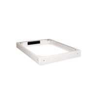ROLINE Rack-Basis - 800 x 1000 mm (B x T) - RAL 7035, Hellgrau - 48.3 cm (19")