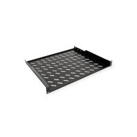 ROLINE Rack - Regal - 400 mm tief, Tragfähigkeit 15 kg - RAL 9005, Jet Black - 1U - 48.3 cm (19")