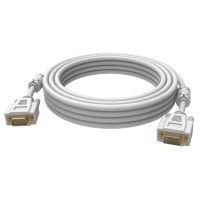 Vision 2x VGA 15-pin D-Sub, 3m, 3 m, VGA (D-Sub), VGA (D-Sub), Stecker, Stecker, Weiß