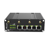Milesight IoT Milesight UR35-L04AF-W, Wi-Fi 4 (802.11n), Einzelband (2,4GHz), Ethernet/LAN, 4G, Schwarz, Tabletop-Router