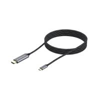 Conceptronic USB-C zu HDMI-Kabel, Male to Male, 4K 60Hz, 2 m, USB Typ-C, HDMI, Stecker, Stecker, Gerade