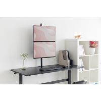 DIGITUS Dual Vertikal Monitorhalterung, 2x 32", 2x 8 kg