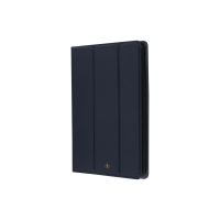 dbramante1928 Milan - Flip-Hülle für Tablet - Vollnarbenleder - Pazifikblau - für Apple 10.2-inch iPad (9. Generation)