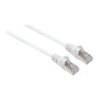 IC Intracom Intellinet Network Patch Cable, Cat6, 0.5m, White, Copper, S/FTP, LSOH / LSZH, PVC, RJ45, Gold Plated Contacts, Snagless, Booted, Lifetime Warranty, Polybag - Patch-Kabel - RJ-45 (M)
