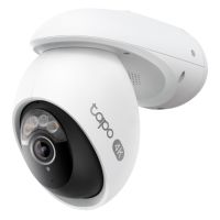 TP-LINK Tapo C560WS, IP-Sicherheitskamera, Innen & Außen, Kabelgebunden, Decke/Wand/Schreibtisch, Weiß, Glühbirne
