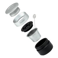 OutIn OTEM-01-ACCESSORY-KIT, Kaffeezubereitungsset, OutIn, Nano Espresso, Schwarz, Silber, Edelstahl, 1 Tassen