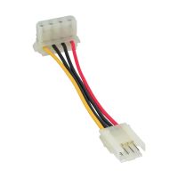 InLine Stromadapter - 8,89cm (3,5") Buchse zu 13,34cm (5,25") Stecker gewinkelt