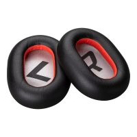 Poly HP Poly - Ohrpolster für Bluetooth-Headset - Kunstleder - Schwarz (Packung mit 2)