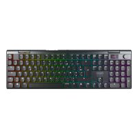 Cherry XTRFY MX 10.1 Wireless, Verkabelt & Kabellos, USB + RF Wireless + Bluetooth, Mechanischer Switch, AZERTY, RGB-LED, Schwarz