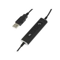 ALLNET 6337-10.2P_BBB, Kabelgebunden, Büro/Callcenter, 200 g, Kopfhörer, Schwarz