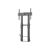 TD SYNNEX Vision X-Series VFM-F26W - Aufstellung - Höhe einstellbar - für Flachbildschirm - 80kg - Stahl - sandgestrahlt schwarz - Bildschirmgröße: 140-254 cm (55"-100")