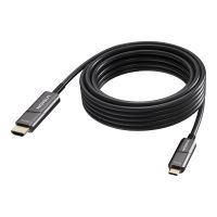 TD SYNNEX VISION - Adapterkabel - USB-C männlich zu HDMI männlich - 10 m - Glasfaser - Schwarz - Unterstützung für 4K60Hz (3840 x 2160)