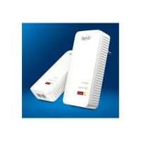 AVM FRITZ!Powerline 1240 AX - Wi-Fi Set - Powerline-Adapter-Kit 2-Port-Switch - 1GbE, HomePlug AV (HPAV)