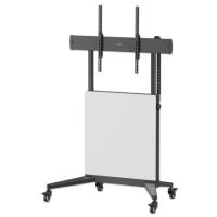 Manhattan 462730, 127 cm (50"), 2,54 m (100"), 200 x 200 mm, 1000 x 600 mm, Stahl, Kunststoff, Schwarz, Weiß