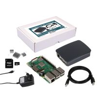 Raspberry Pi Pi PI3B+ FULL KIT, 1400 MHz, Broadcom, BCM2837, 1 GB, LPDDR2-SDRAM, Wi-Fi 5 (802.11ac)