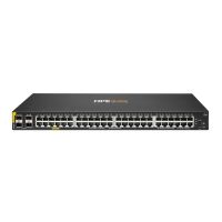 HPE Aruba Networking CX 6000 48p 10M/100M/1G Class4 PoE 4p SFP 1G 370W Switch, Managed, L2/L3, Gigabit Ethernet (10/100/1000), Power over Ethernet (PoE), Rack-Einbau, 1U