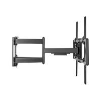 Techly Befestigungskit (Wandbefestigung) - für Curved Panel/Flat Panel - schmal - Stahl - Schwarz - Bildschirmgröße: 152-305 cm (60"-120")