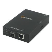 Perle Systems Perle S-1110-SFP - Medienkonverter - 1GbE - 10Base-T, 100Base-TX, 1000Base-T, 1000Base-X, 100Base-X - RJ-45 / SFP (mini-GBIC)