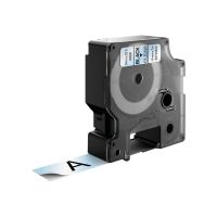 Dymo D1 - Selbstklebend - Schwarz auf Transparent - Rolle (1,9 cm x 7 m)