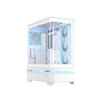 ASUS Prime AP304 ARGB - ATX-Gehäuse - Seitenteil mit Fenster (gehärtetes Glas)