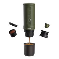 OutIn Nano, Schwarz, Grün, Gemahlener Kaffee, 20 bar, 92 °C, 0,08 l, 7500 mAh