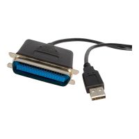 StarTech.com 10 ft USB to Parallel Printer Adapter - M/M - USB to ieee 1284 - USB to centronics - USB to Parallel Cable (ICUSB128410)
