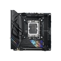 ASUS ROG STRIX B760-I GAMING WIFI - Motherboard - Mini-ITX - LGA1700 Sockel - B760 Chipsatz - USB 3.2 Gen 1, USB-C 3.2 Gen 1, USB-C 3.2 Gen 2x2, USB-C 3.2 Gen2 - 2.5 Gigabit LAN, Wi-Fi 6E, Bluetooth - Onboard-Grafik (CPU erforderlich)