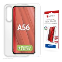 E.V.I. Samsung Galaxy A56 Panzerglas + Handyhülle, Samsung, Samsung Galaxy A56, Kratzresistent, Schockresistent, Schlagfest, Transparent, 1 Stück(e)