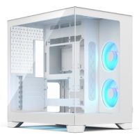 Fractal Design Pop 2 Vision, Tower, PC, Weiß, ATX, EATX, Mini-ATX, Multi, Seite, Boden