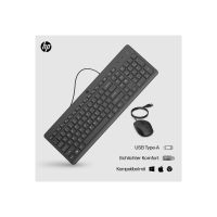 HP 150 - Tastatur-und-Maus-Set - USB - Deutsch