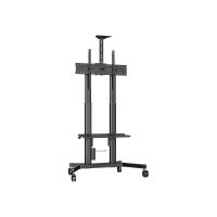 TD SYNNEX Vision X-Series VFM-F26M - Wagen - für LCD-Display - motorisiert - Stahl - sandgestrahlt schwarz - Bildschirmgröße: 139.7-254 cm (55"-100")