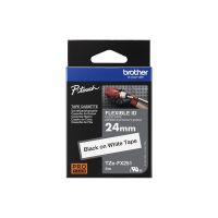 Brother TZe-FX251 - Klebstoff - Schwarz auf Weiß - Rolle (2,4 cm x 8 m)