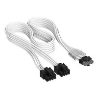 Corsair CP-8920424, 2 x EPS 8-pin, 12VHPWR, 0,65 m, Männlich, Männlich, Gerade